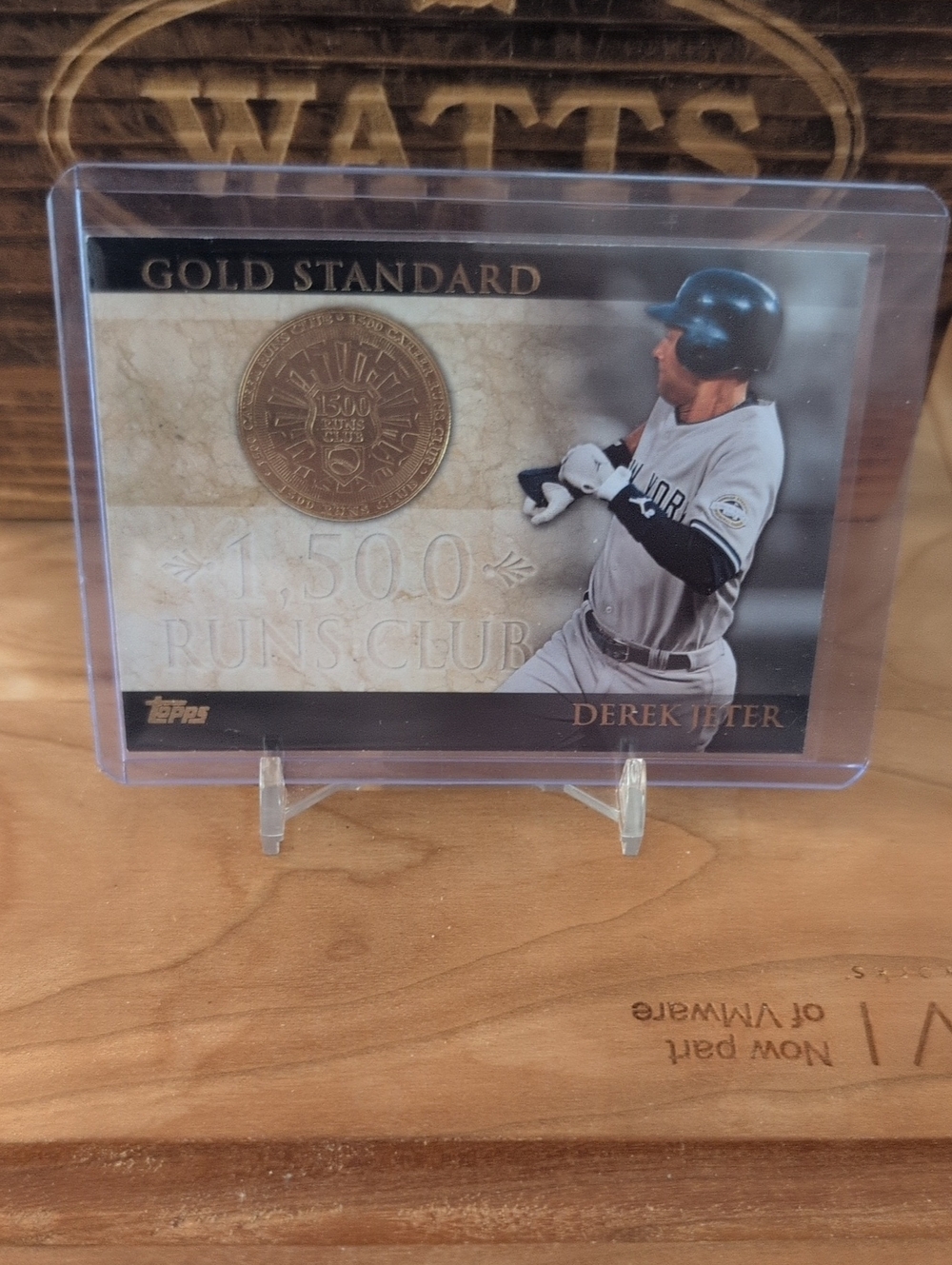 2012 Topps Derek Jeter Gold Standard Yankees HOF